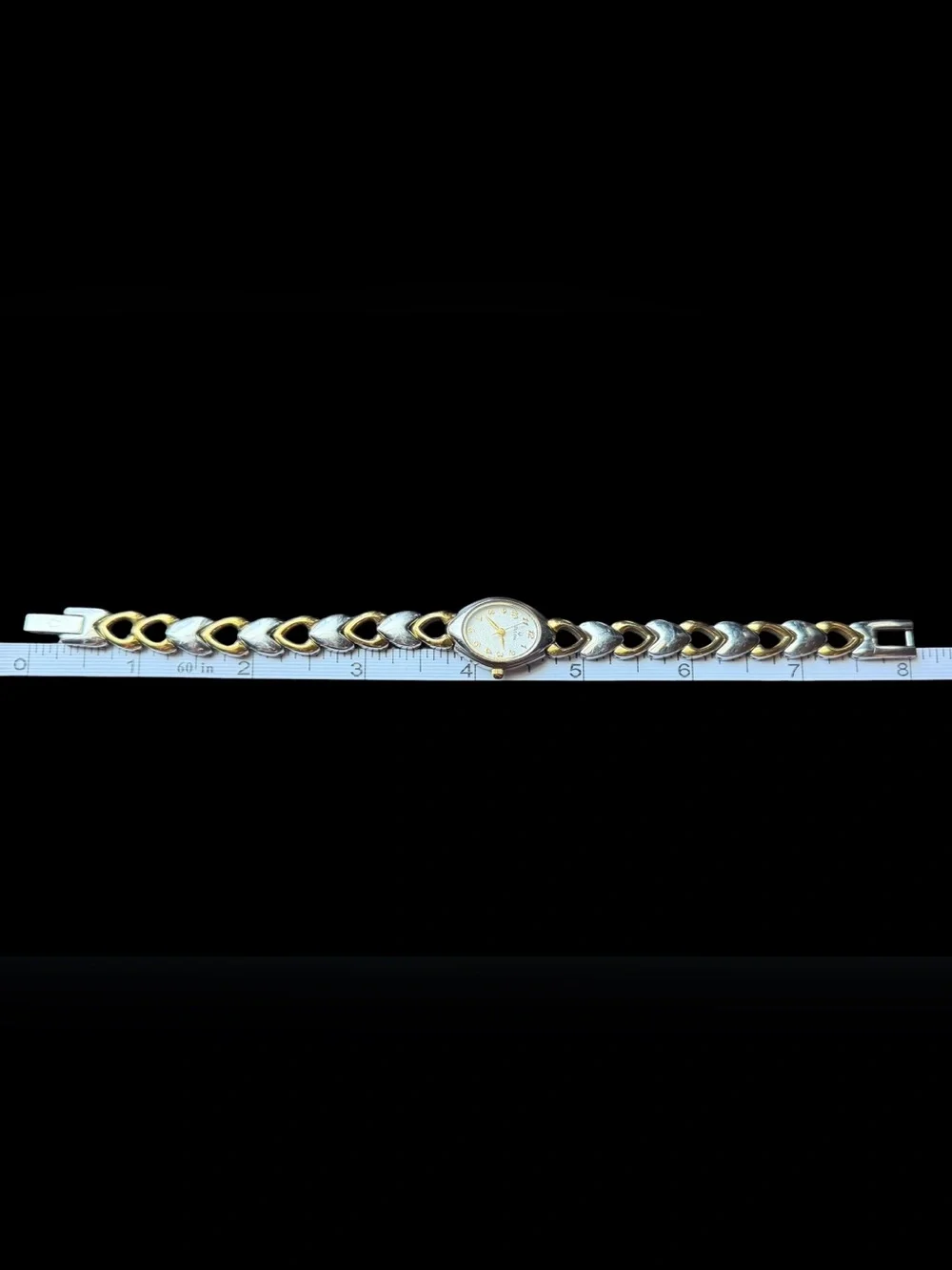 Bulova Women's Classic Two-Tone Heart Link Bracelet Watch
